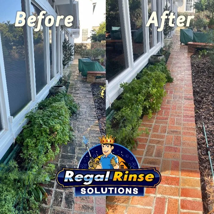 Paver sealing before and after